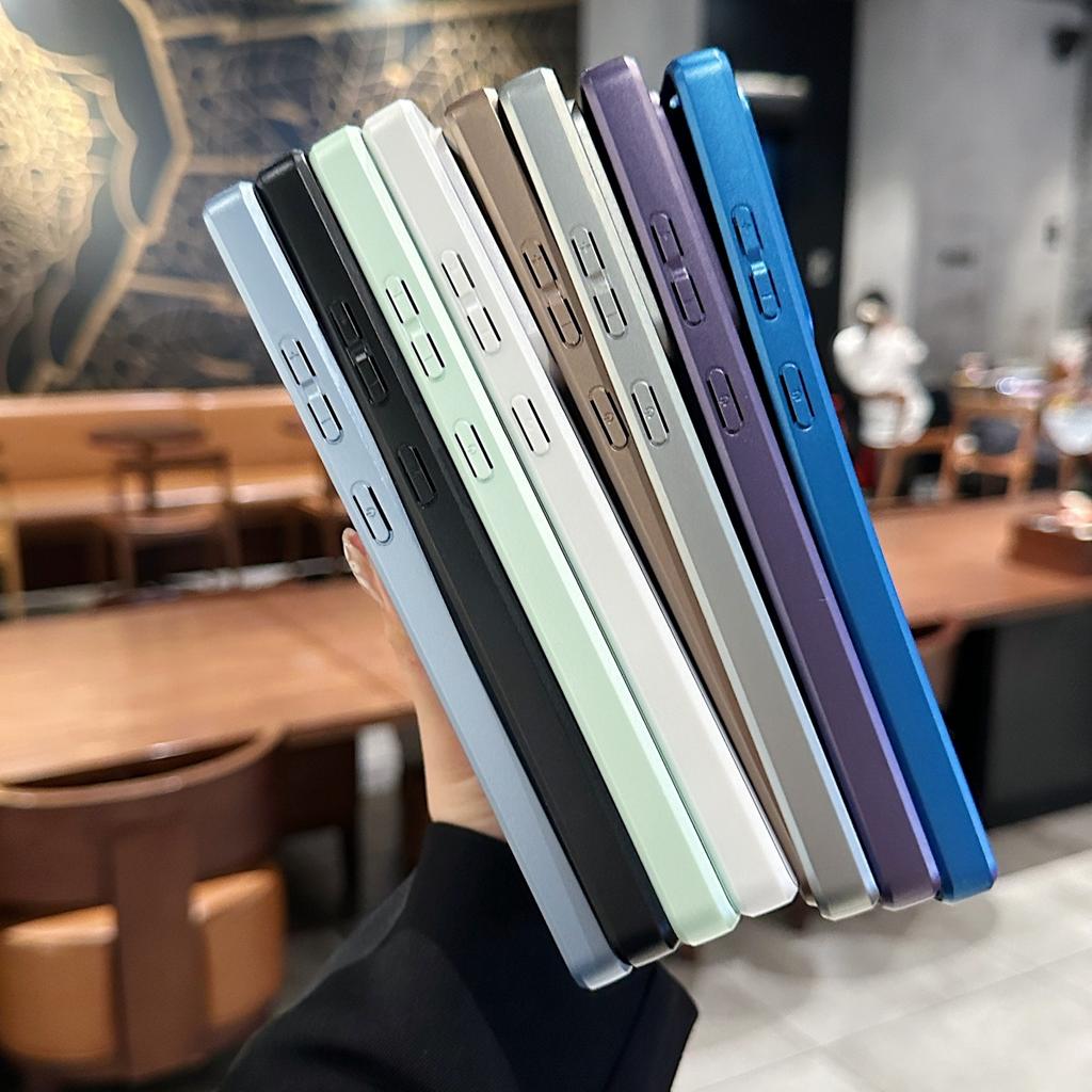 Cover Luxury AG Frosted Matte For Magsafe Car Magnetic Case For Samsung S25 S24 S23 Ultra Plus Wireless Charge Shockproof Bumper