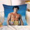 Classic Movie Pillow Covers Cartoon Sofa Decorative Home Doublesided Printing Short Plush Cute Cushion RRocky Cover