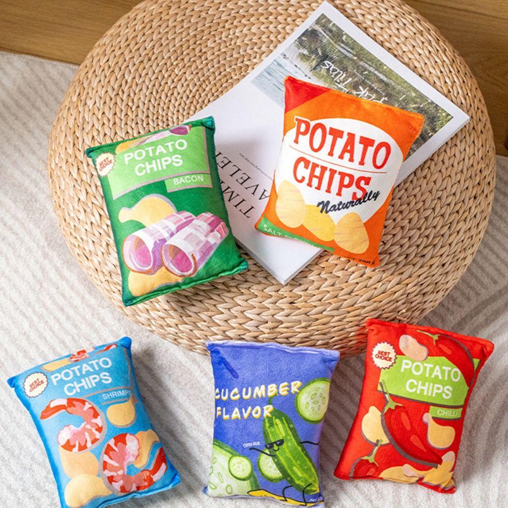 Устойчивая к укусам игрушка для домашних животных, пищащая игрушка для жевания, забавная имитация, плюшевая игрушка, товары для домашних животных для маленьких и средних размеров