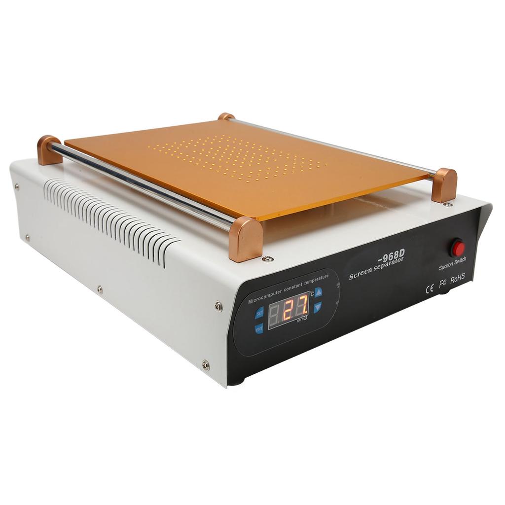 Машина для разделения ЖК-экранов 14 дюймов, встроенная в 968D, с двумя насосами, 800 Вт, машина для разделения экранов