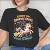 Unisex Unisex Graphic Print Giddy Up Sparkle Farts Theres Chaos To Spread  Tee T Shirt 100% Cotton  T-shirts Clothing