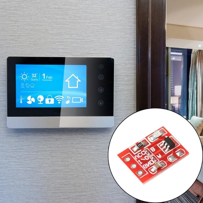 Miniature TTP223 Capacitive Touch Control Module Adjustable Sensitivity Potentiometer Compatible for Development Boards