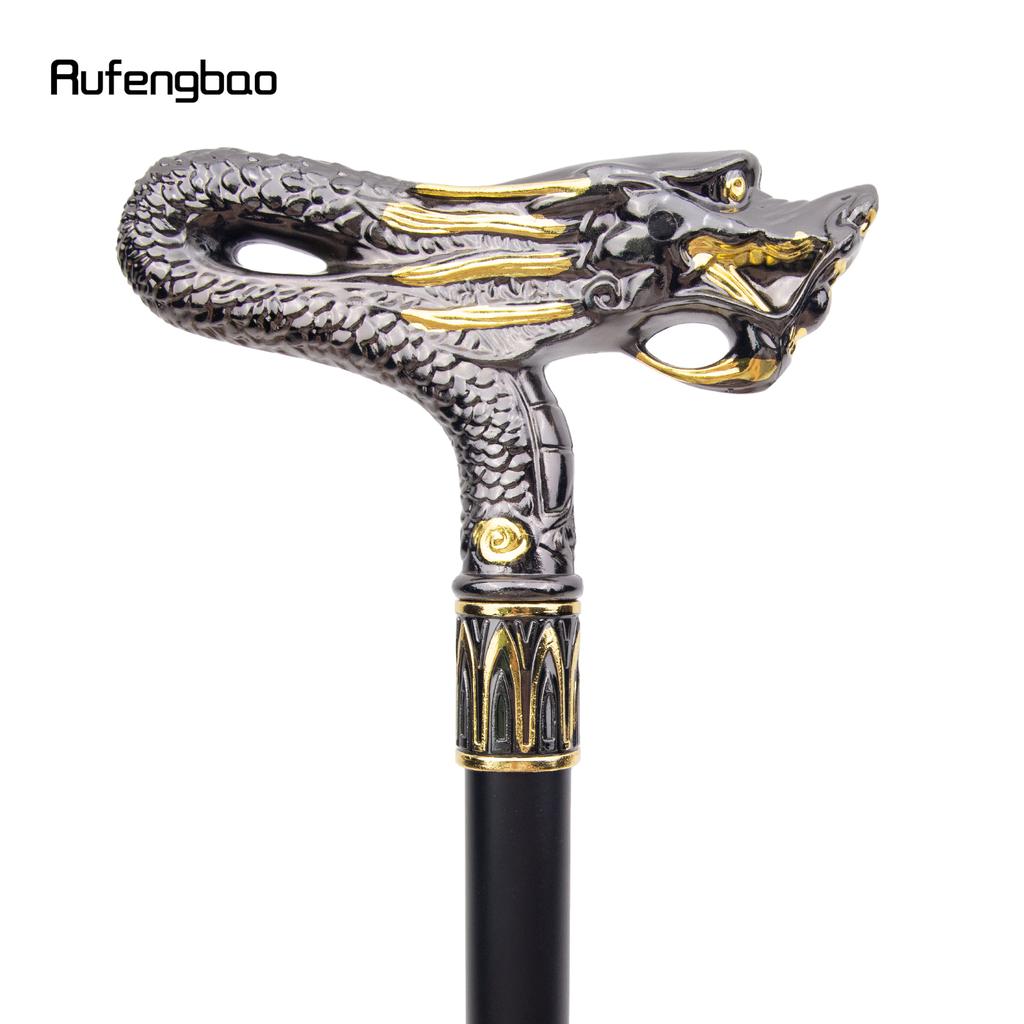 Золотой черный дракон модная трость декоративная трость косплей винтажная вечеринка модная трость посох 94 см