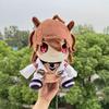 Нетоксичные Игрушки Плюшевые Новые Uma Musume Милые Мягкие Набивные Куклы Скаковая Лошадь Дети Коричневые Волосы Маленькие Дети Плюшевая Игрушка Рождественские Подарки