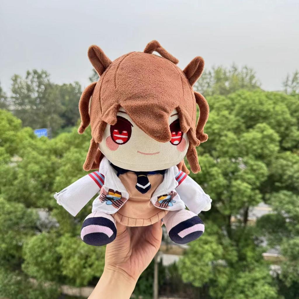TreasuringU Новые Плюшевые Игрушки Uma Musume Милые Мягкие Набивные Куклы Девочка-Скаковая Лошадь Каштановые Волосы Маленькая Девочка Плюшевая Игрушка Подарки на День Рождения