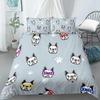 Cartoon Dog Duvet Cover Set Funny Pug Print King Size Bedding Set For Kids Boys Girls Animal Theme 2/3pcs Twin Comforter Cover