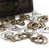 20 Pair Metal Lobster Clasp Hooks End Connectors For Jewelry Making Findings
