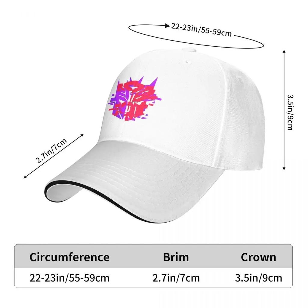 Double Badge Glitch (v) Cap Fashion Casual Baseball Caps Adjustable Hat Hip Hop Summer Unisex Baseball Hats