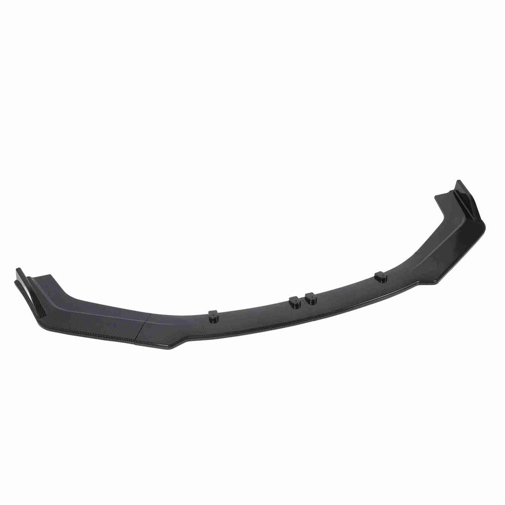 4 Piece Bumper Lip Splitter Spoiler Carbon Fiber Pattern Rugged Front Bumper Lip Diffuser Universal for Car