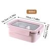 Microwave 304 Stainless Steel Compartment Lunch Box Stackable Leak-proof Student Bento Box Food Container For Cold And Hot Food