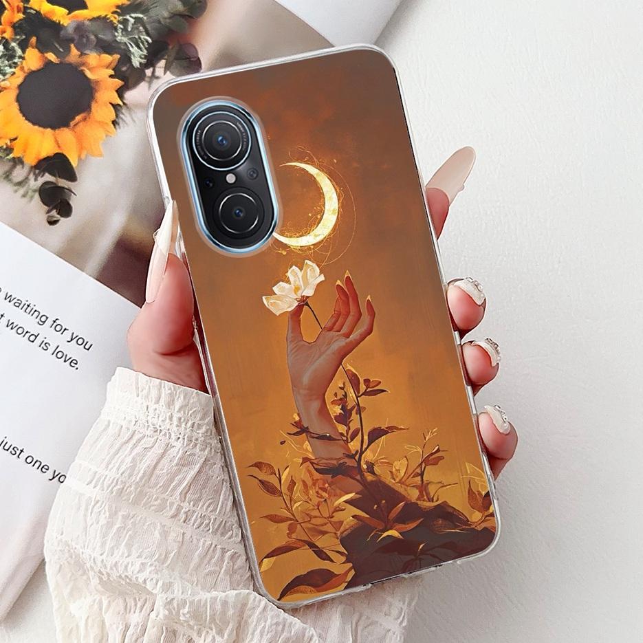 Чехол для Huawei Nova 9 SE Чехол Nova9 Pro Роскошный с рисунком цветов Мягкий тонкий чехол для телефона для Huawei Nova 9 Pro Nova9 SE Fundas Сумки