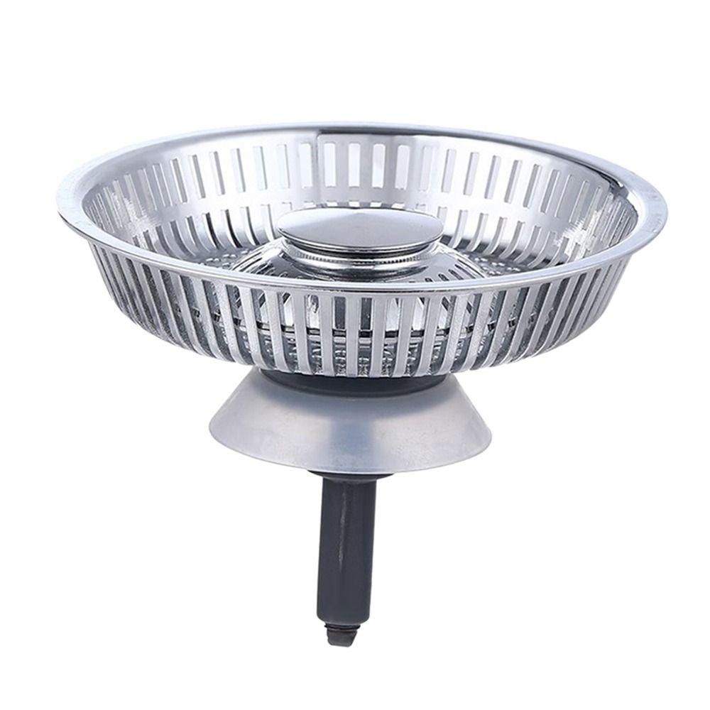 Floor Drain Plug Kitchen Sink Strainer Anti-blocking Food Waste Catcher Durable Drain Filter
