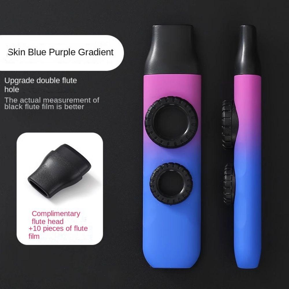 Легко научитесь инструменту Kazoo, двухслойный ABS-инструмент Kazoo, цветной музыкальный подарок Kazoo
