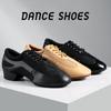 Men's Latin Jazz Modern Dance Shoes Suede Soft Sole Indoor Ballroom Standard Dance Shoes 3.5 Heel
