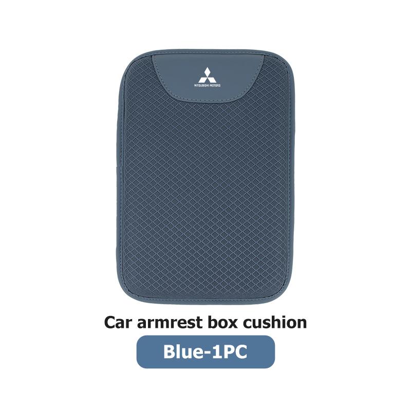 cxumpj1 Universal Car Seat Center Control Armrest Ice Silk Height Increasing Cushion For Mitsubishi Outlander Lancer Cross Colt Xpander