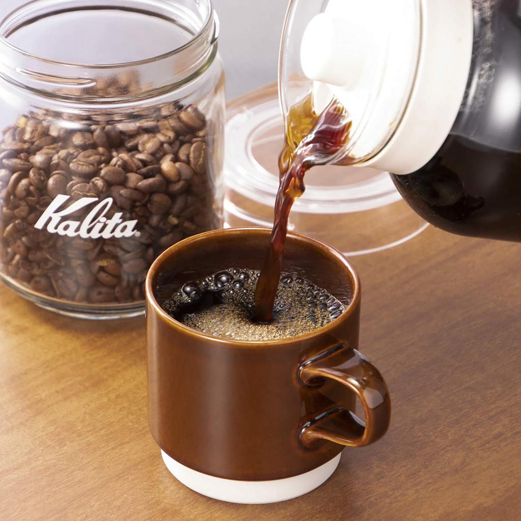 Kalita Кофейный сервер Дриппер Охладитель для вкусного кофе со льдом Термостойкий стеклянный сервер Эксклюзивное оборудование для ручного капельного заваривания кофе Кофейный графин Декантер