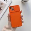 Soft Silicone Slide Camera Protection Case For iPhone 16 15 14 13 12 11 Pro Max XS X 7 8 15 Plus Candy Color Bumper Cases Cover