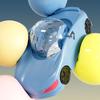 Hamster Race Car Toy Transparent Running Ball Vehicle for Safe and Fun Home Exercise with Easy Assembly and Cleaning