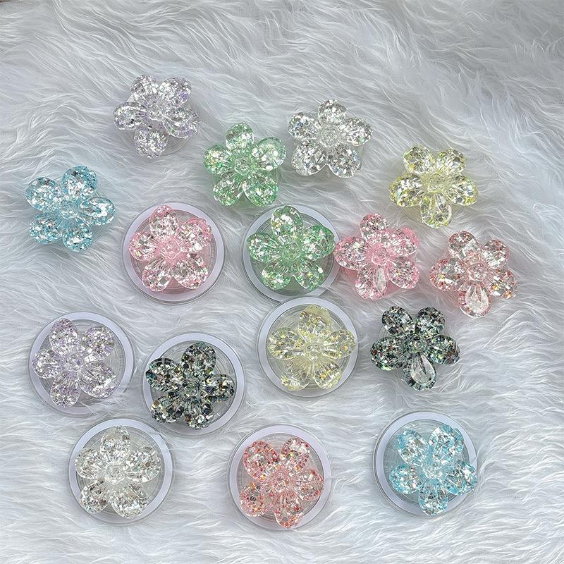 Colorful Sequin Flower Magnetic Phone Grip & Stand