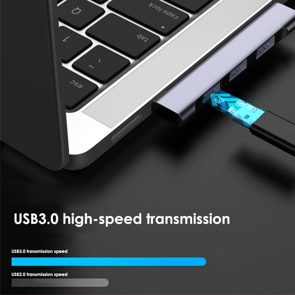 High Speed Docking Station 4 IN 1 USB-C HUB USB 3.0 OTG Adapter PD Charging
