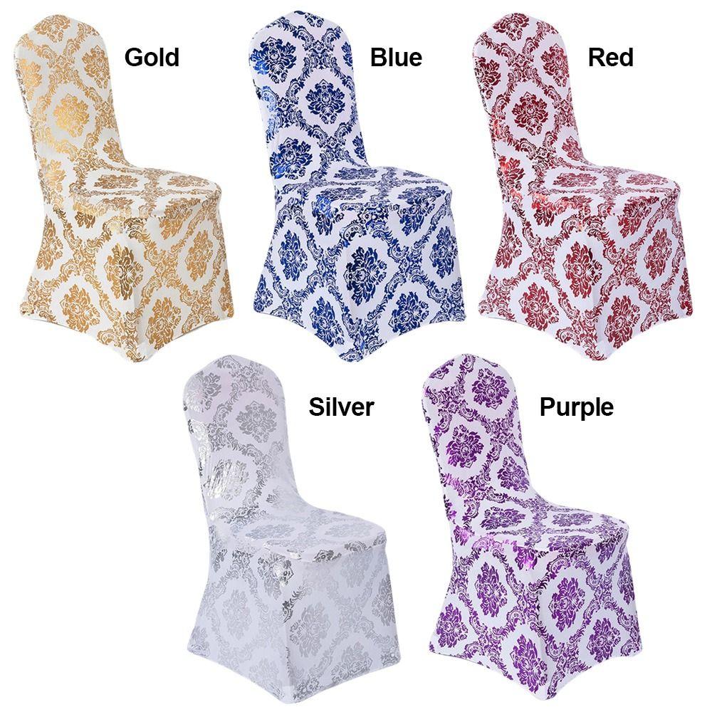Removable Chair Covers Flower Print Elastic Chair Cover Decor Creative Decorative Slipcovers Hotel