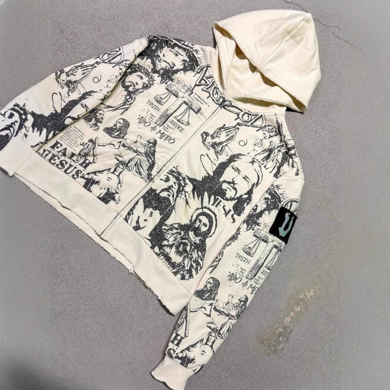 Unisex Oversized Hoodie With 3D Digital Print Loose Fit Streetwear Fall