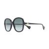 Fashion Minimalist Statement Trend Plate Frame Butterfly Sunglasses Women's Black