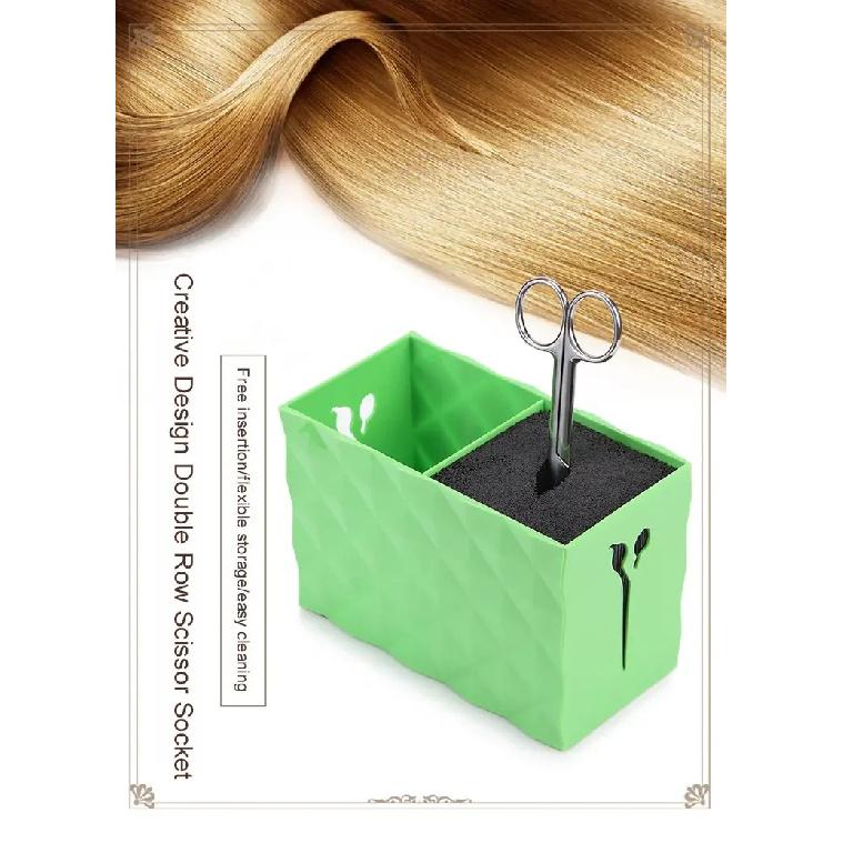 Professional Comb Scissors Storage Box Large Scissors Holder Box Hairdressing Combs Clips Organizer Racks Hairdressing Tools