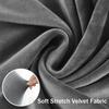 High Back Universal Velvet Chair Cover Stretch Soft Chair Covers For Dining Room Wedding Hotel Home Decor Seat CaseSize