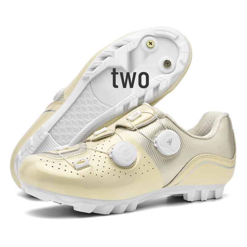 Cross-Border Plus-Size Lockless Cycling Shoes for Men & Women - Road & Mountain Bike Hard Sole