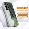 Чехол-полоска радужного цвета для Samsung S26 Ultra S25 FE S24 S24 Plus A57 A37 A17 A56 A36 A16 A55 A35 A15 A54 5G Магнитный Гибридный ТПУ+ПК Матовый Чехол