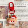 Cute Cartoon Christmas Pendant Santa Claus Tree Snowman Keychain Car Key Ring Backpack Decoration Accessories Children Gifts