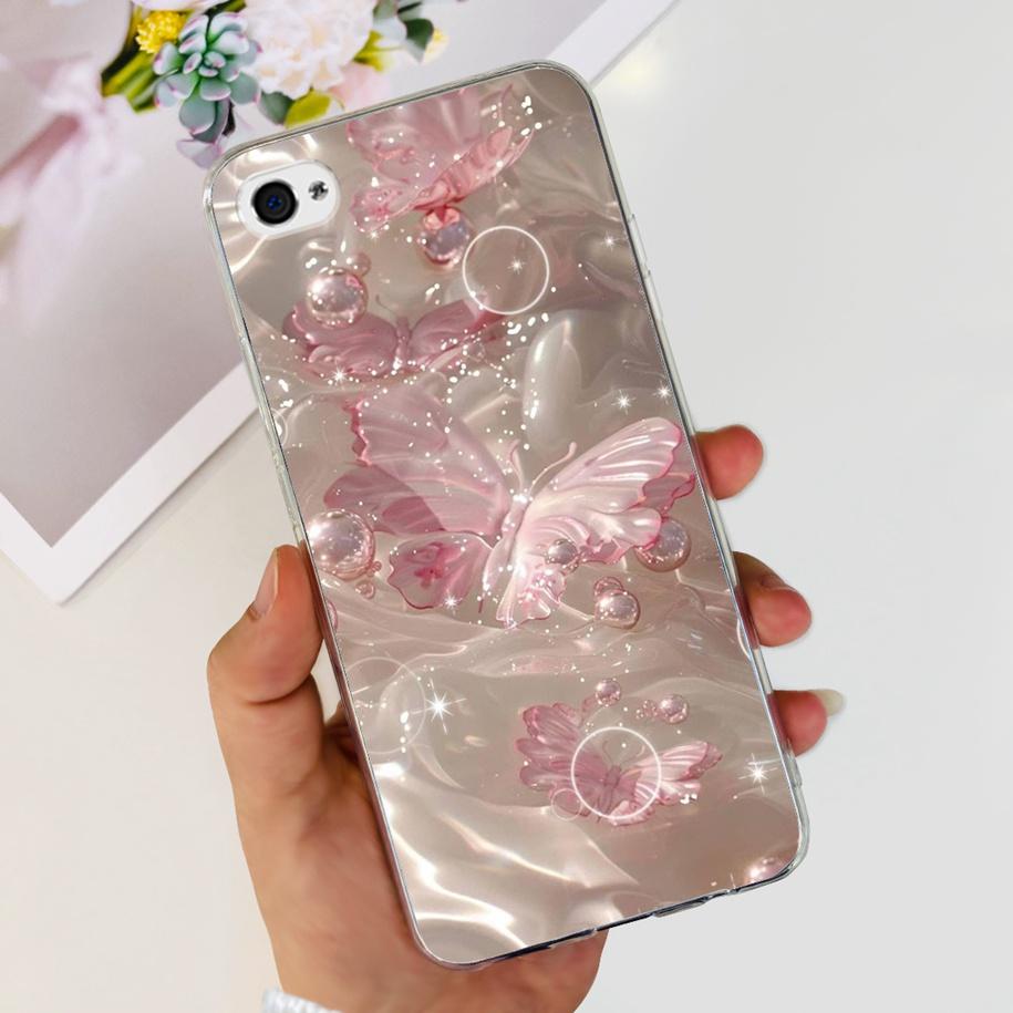 Case For iPhone 4 4S Case Cute Panda Cartoon TPU Shockproof Cover For Apple iPhone 4 iPhone 4S iphone4 i4 Cases Protective Shell
