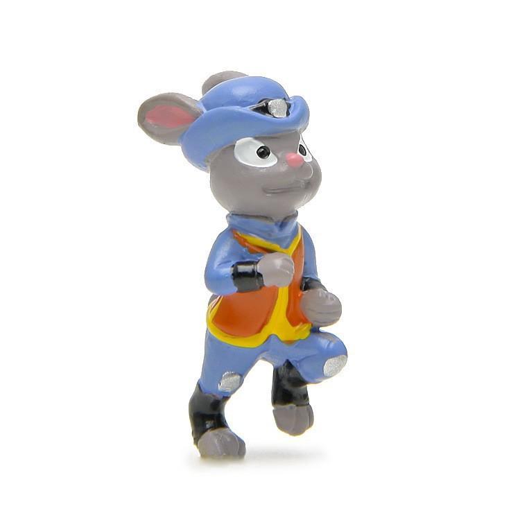 Зверополис Ник Джуди Смоляные Фигурки Мини Модель Украшения Для Декора Стола И Для Подарка