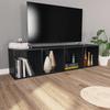 Bücherregal/TV-Schrank, multifunktionale Aufbewahrungseinheit, stehendes dekoratives Regal, 36×30×143 cm