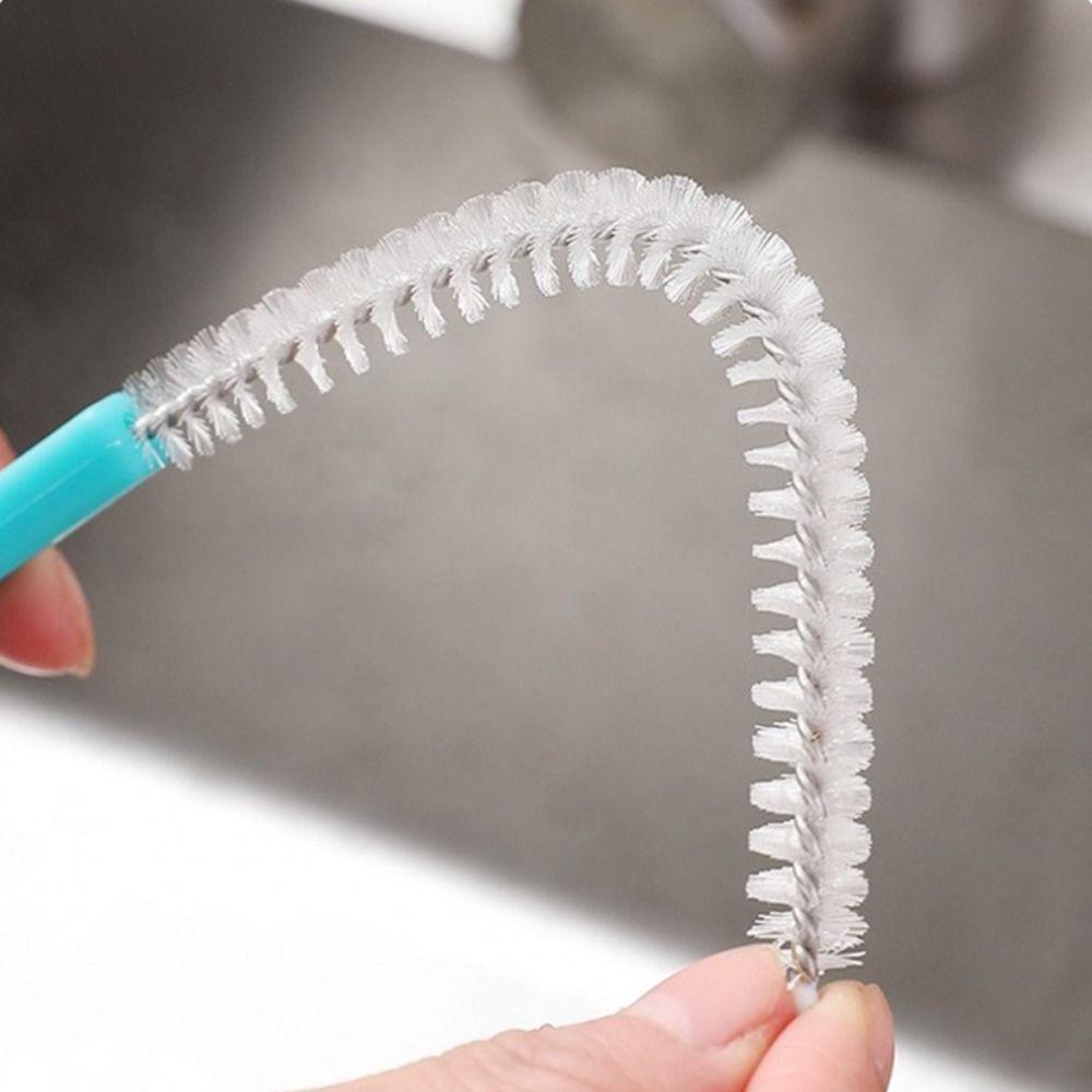 Многофункциональная щетка для чистки соломинок 360-градусные щетки для чистки бутылок с соломинками