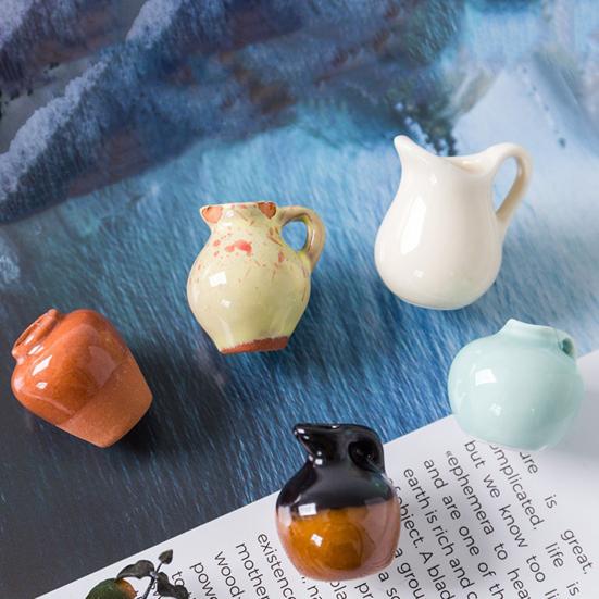 4/5/6/8/9/10/12/14 шт./комплект 3D ваза для цветов магнит на холодильник домашний офис кухонный шкафчик холодильник мини керамическая ваза магнитное украшение орнамент