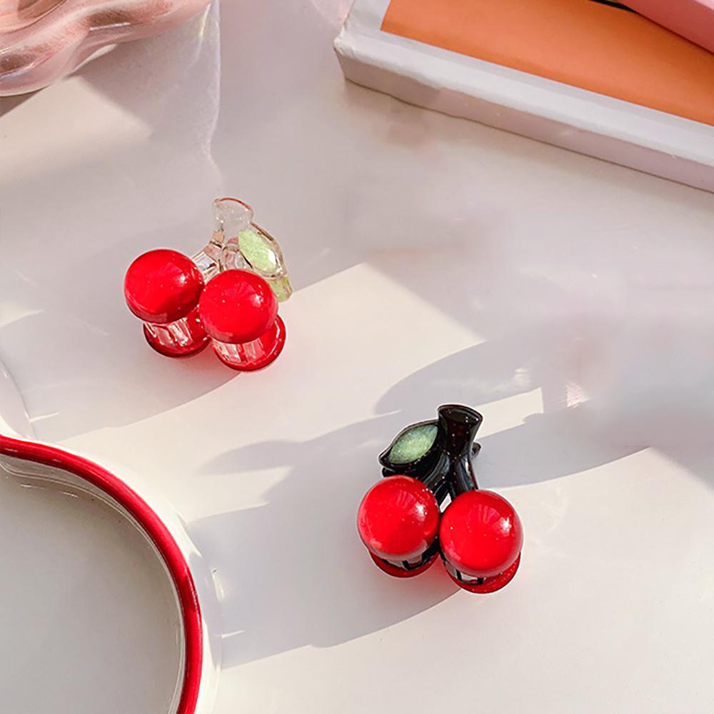 Headwear Fashion Washing face Plastic Girls Hair Clip Hair Headdress Cherry Hair Claw Crab Clip