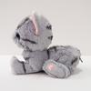 SunLemon Kitten American Shorthair Gray Stuffed Animal Cat 15 X 17.5 X 6.8 Cm
