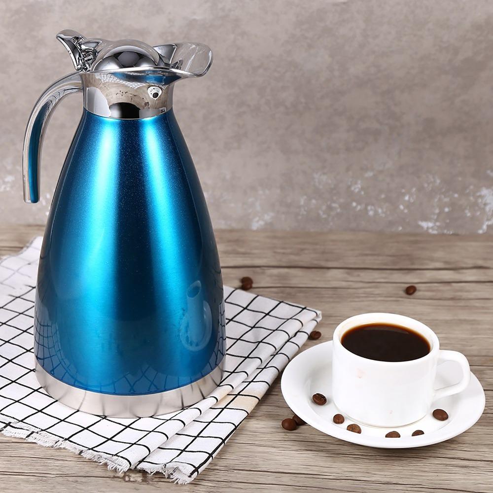 Stainless Steel Coffee Pot Double Wall Hot Water Bottle Vacuum Insulated Thermo Jug For Tea