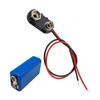 10Pcs 9V Battery Connector with 15cm Leads Battery Snap Connectors 9 Volt Battery Holder for Connection Cable LED Strip