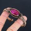 Ruby Bangle Gemstone Jewelry, 999 Copper Wire Wrapped Handmade Bangle, Latest Design Cuff Jewelry