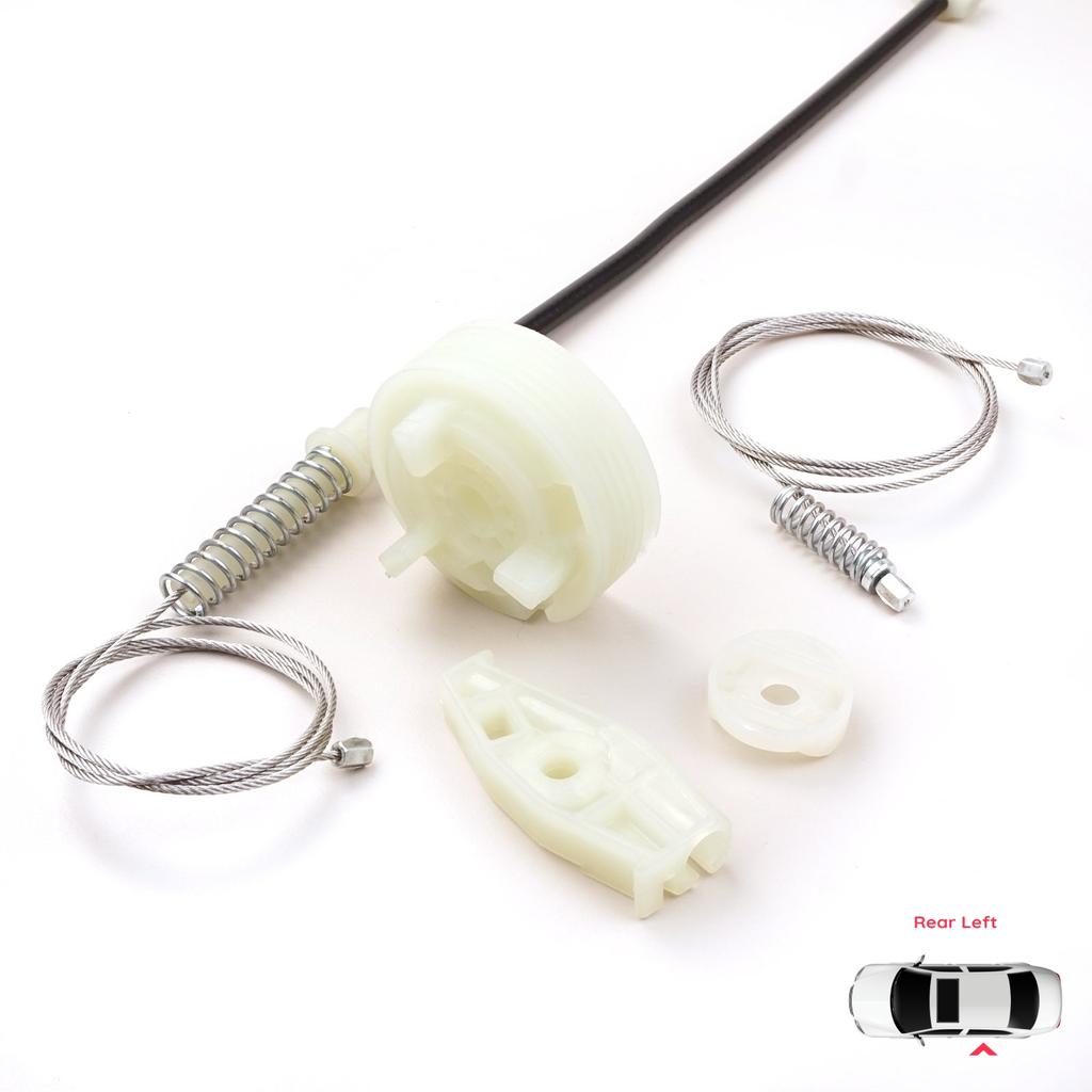 BWR912 Window Regulator Repair Kit Rear Left for Peugeot 206 CC 2D T16 2000-2008 2-Door Coupe Cabrio 922357