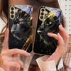 Спокойная черная пантера Для Samsung Galaxy S20 FE S21 S22 S23 Plus S24 Ultra 25Ultra S21+ S9+ S22Plus Чехол для телефона из золотого стекла