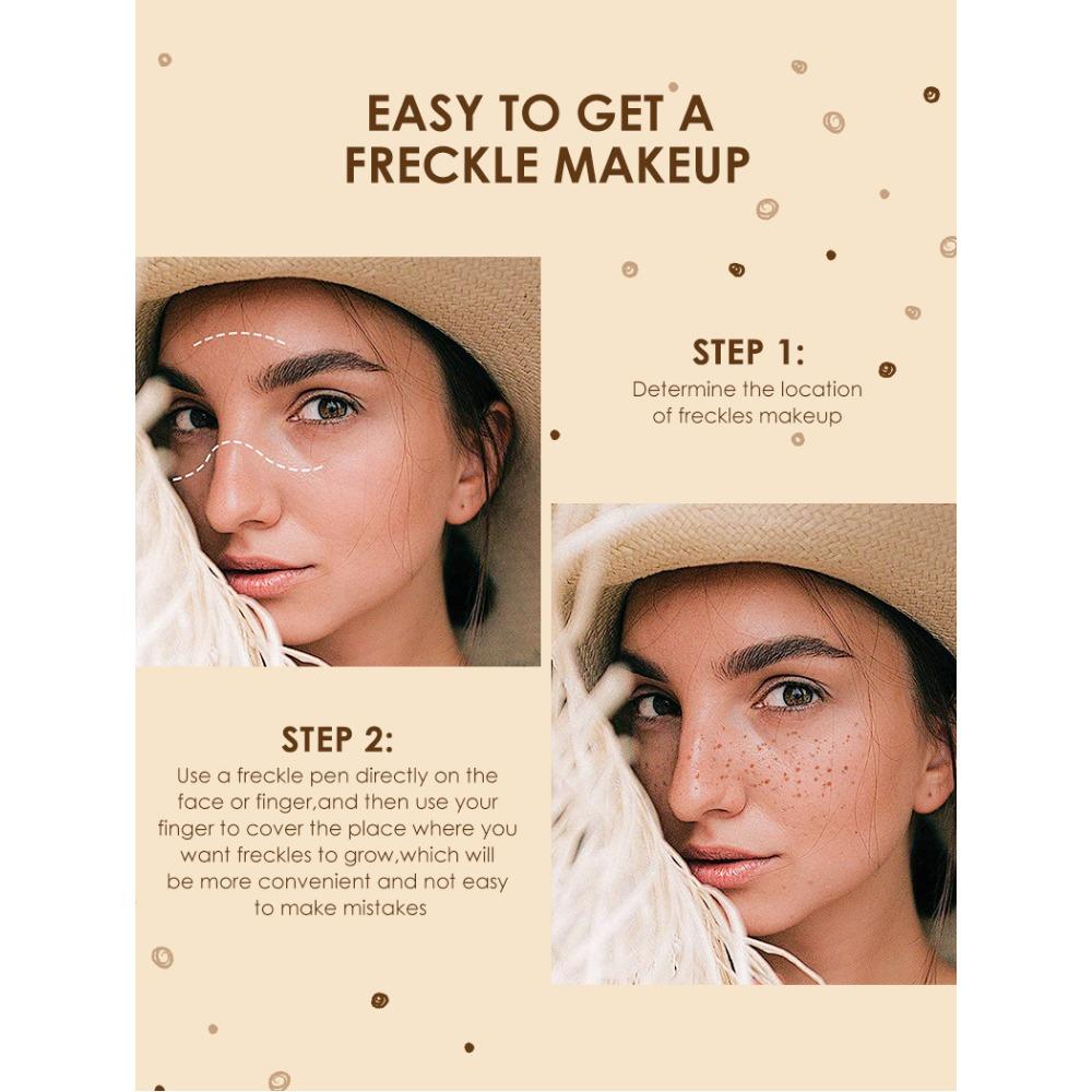 LANGMANNI: новые веснушки с естественной имитацией цвета, водостойкие, легко смываются - макияж, испорченные пятна, пятна, пятна
