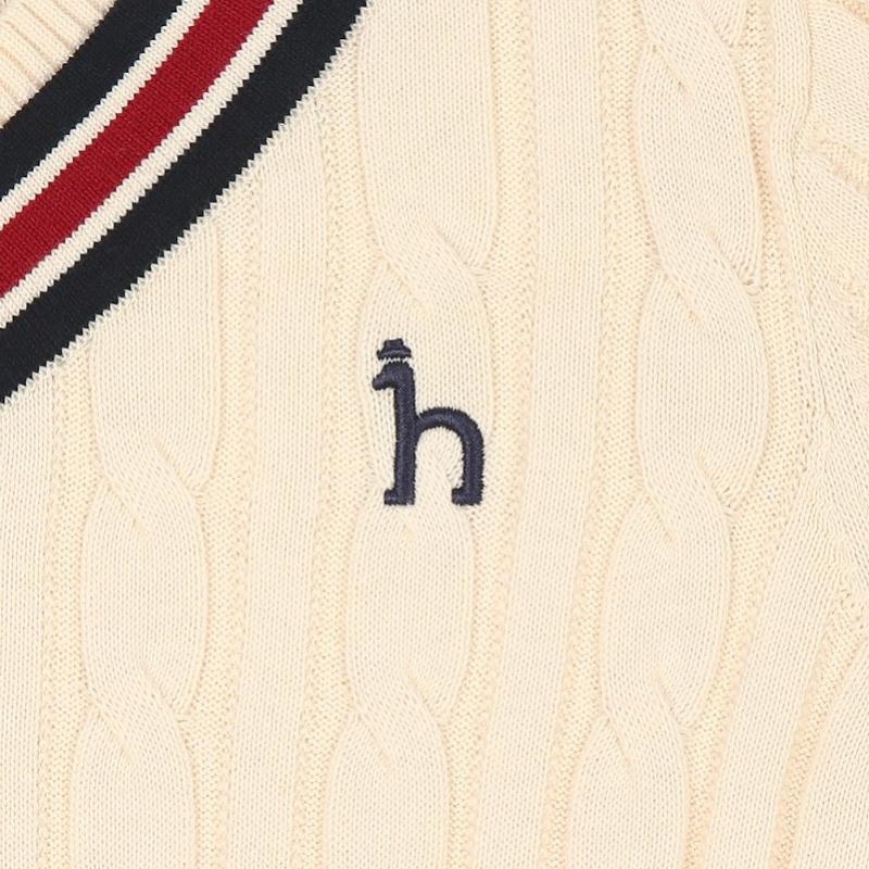 Hazzys Kids Платье с V-образным вырезом и кабельным узором Huw11na61m iV