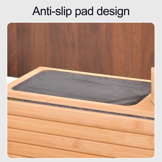 Подставка для подлокотника дивана Yousheng Bamboo с подстаканником, противоскользящий поднос для дивана, складной столик для дивана, телефон, пульт дистанционного управления