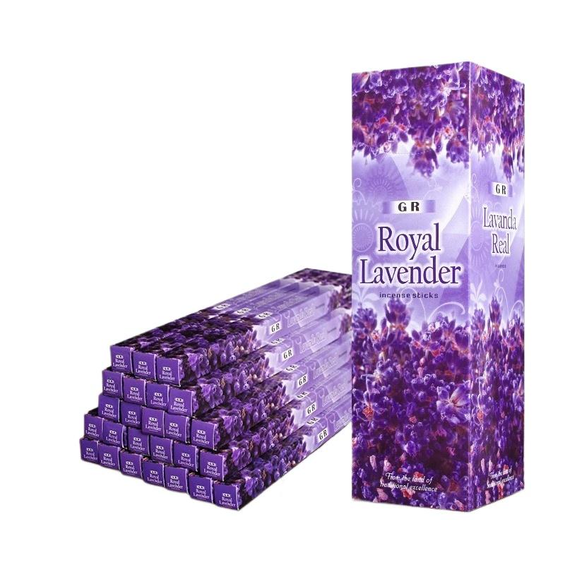 80-200 Sticks India Lavender Incense Jasmine Sage Rose Home Fragrance Bedroom Toilet Air Freshing Tibetan Line Aromatherapy