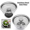 Stainless Steel Kitchen Sink Filter Mesh Sink Sewer Strainers Bathroom Floor Drains Catcher Waste Drain Hole Filter Trap Screen