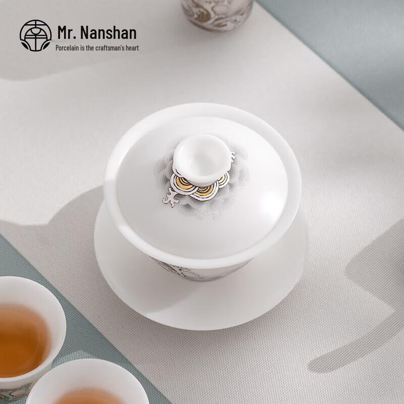 Nanshan Mr. Ceramic Gongfu Gaiwan Tea Bowl